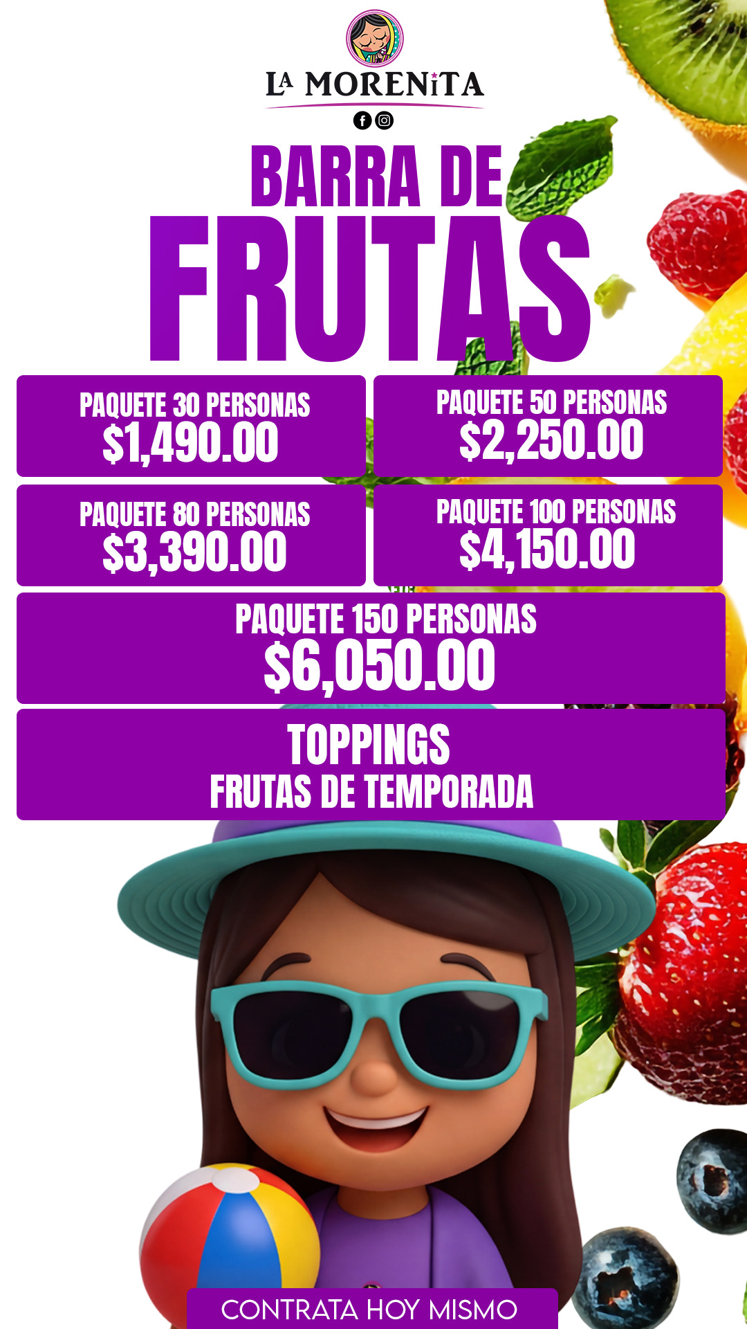 Barra de frutas